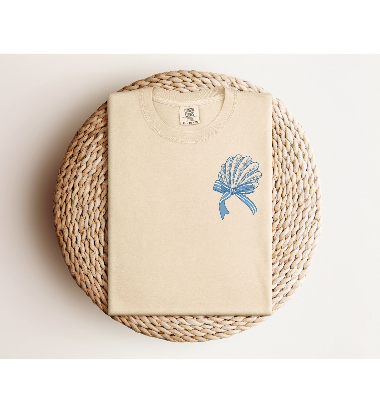 Blue Croquet shells front and back