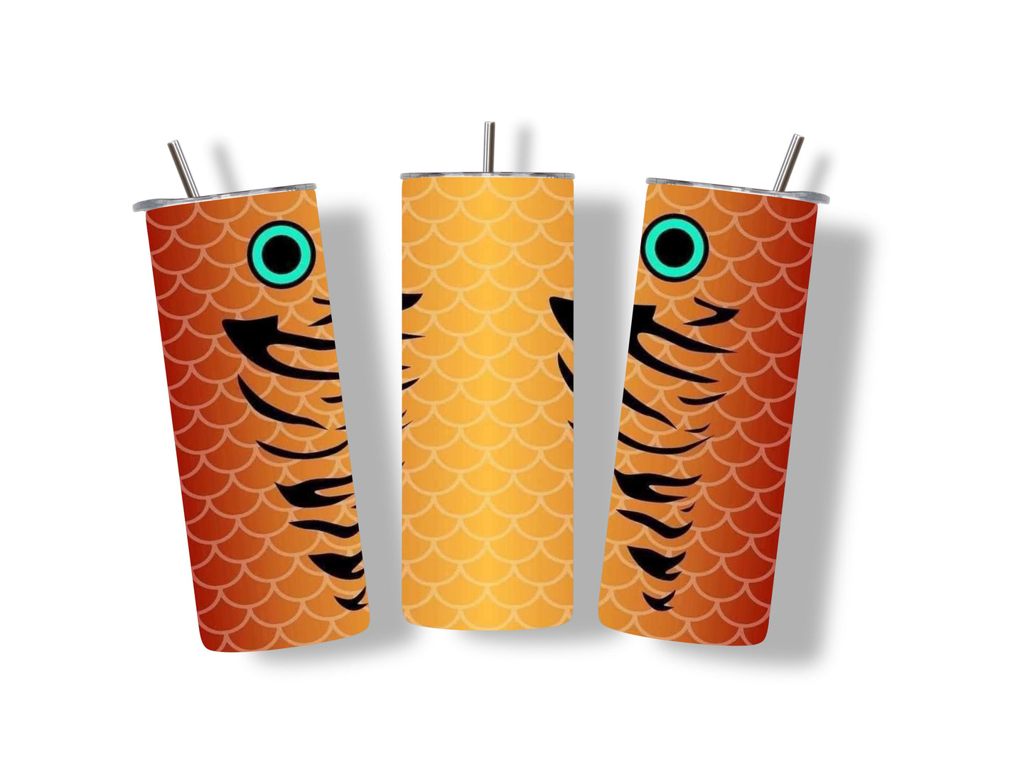 Fishing Lure Orange Tumbler