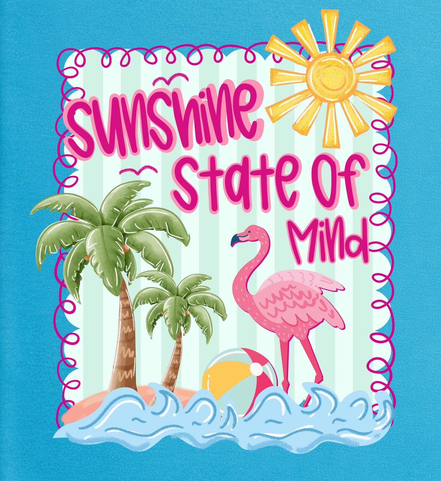 Flamingo Island front and back