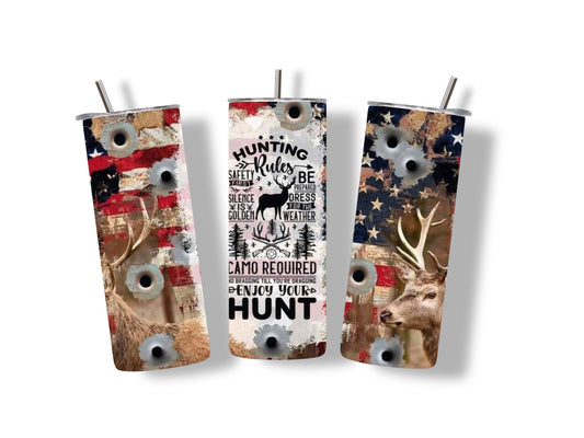 Hunting Rules Tumbler